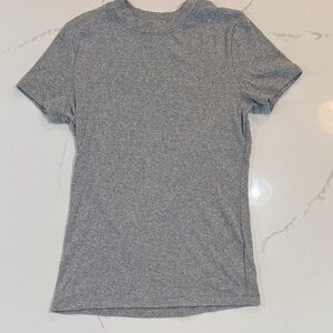 Classic Heather Gray Crew Neck T-Shirt